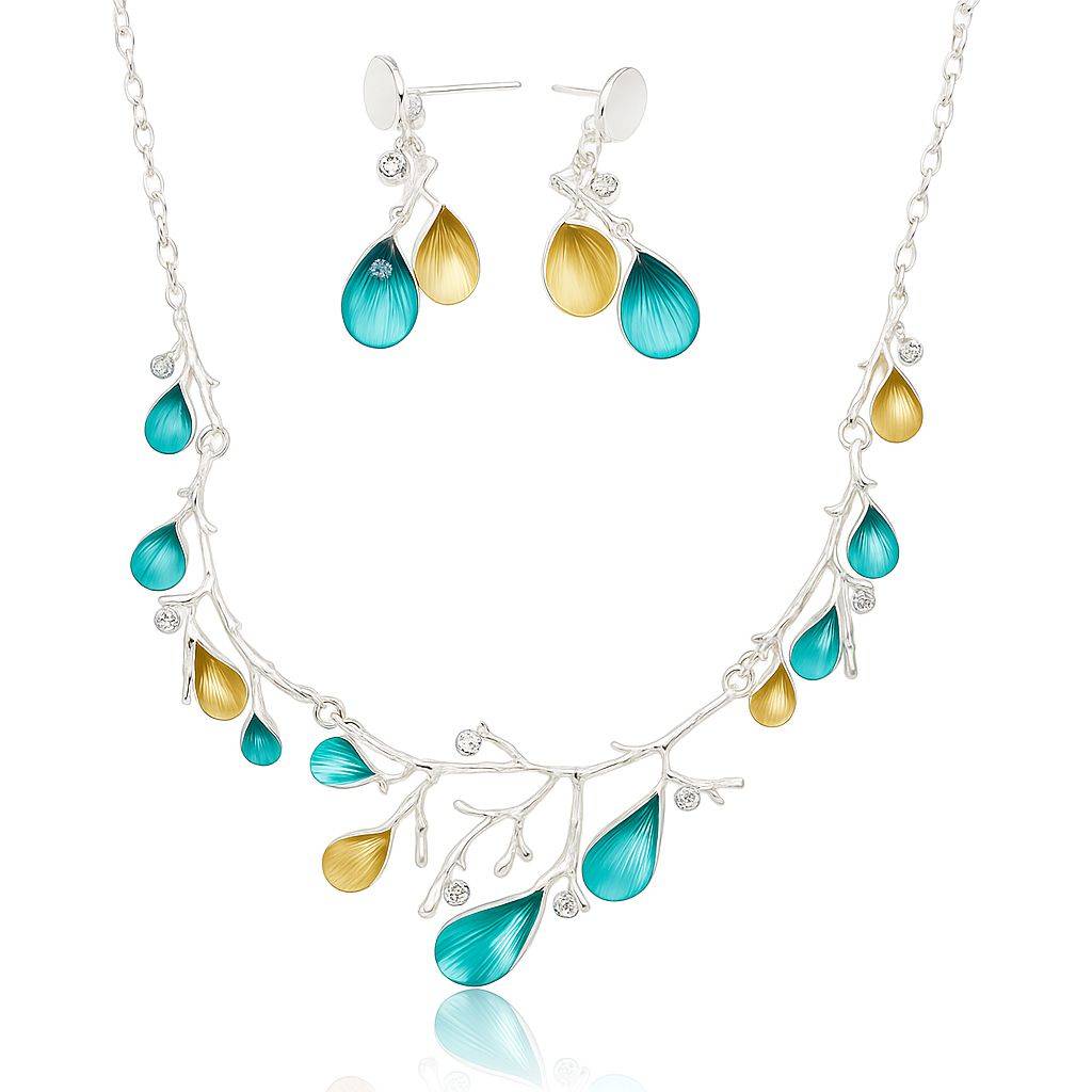 Colorful Necklace Earing  sets