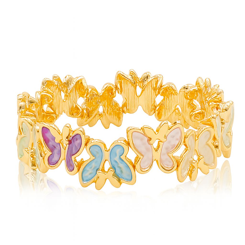 Hand-painted butterfly bracelet for women