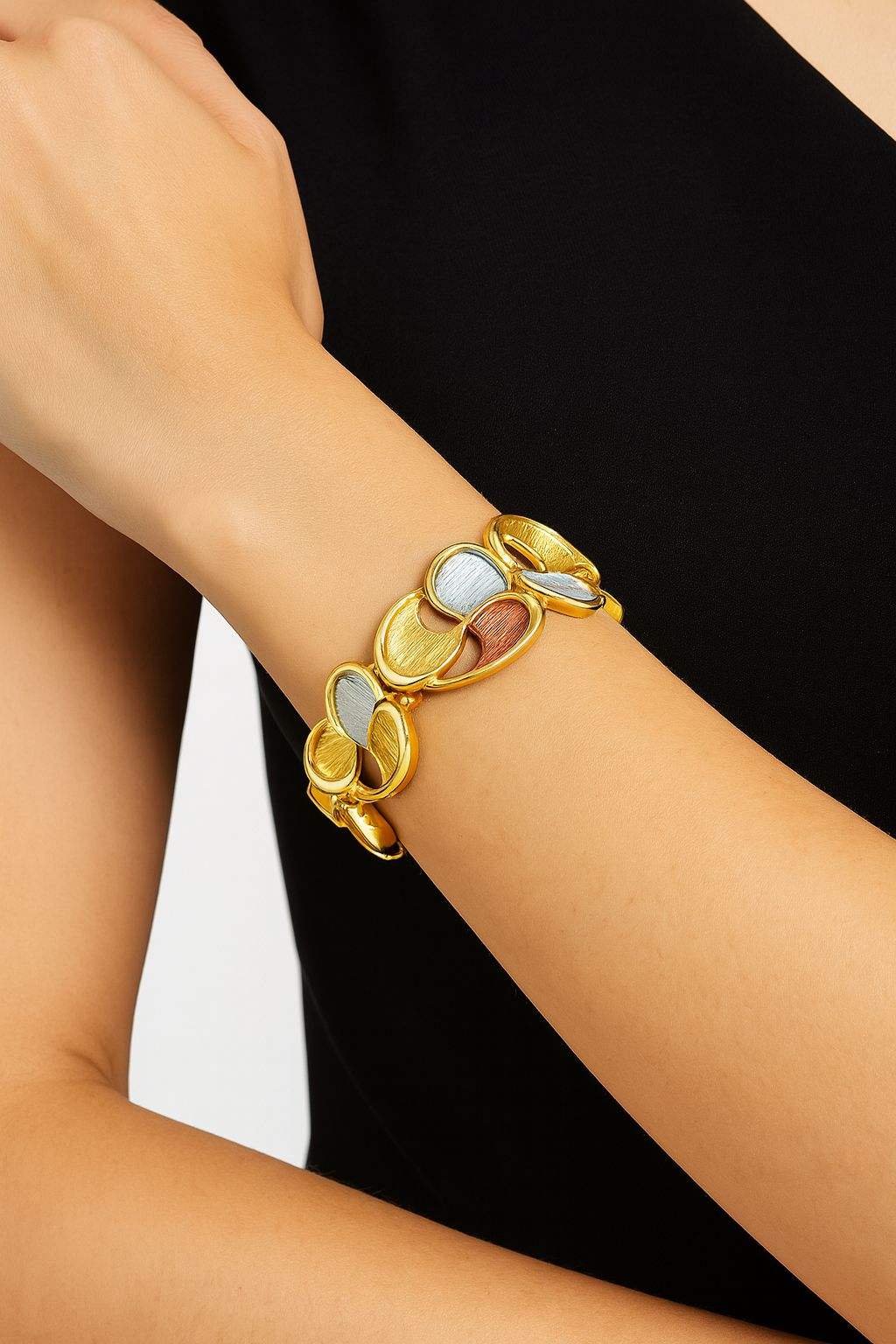 elegant women’s bracelet on wrist