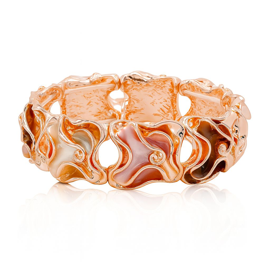 Colorful flower bangle for women fashion jewelry