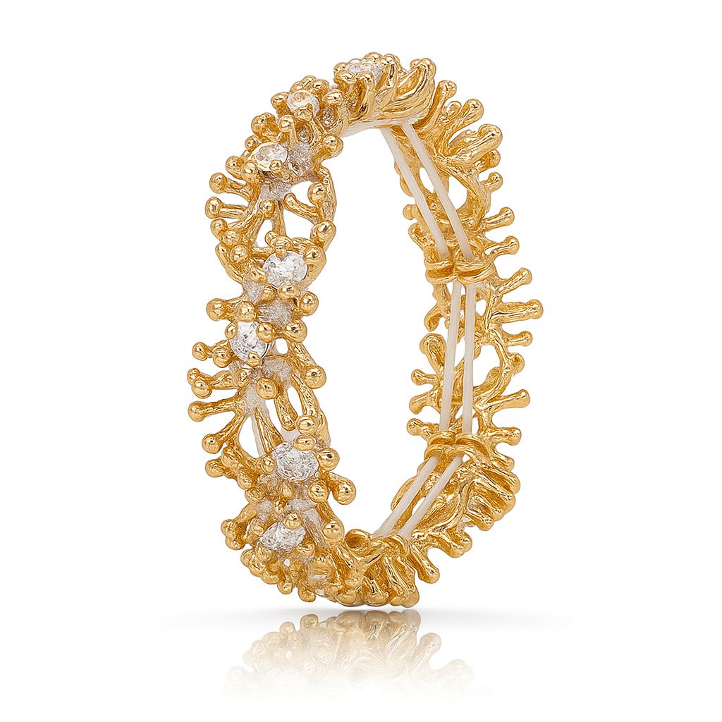 “Hand-painted enamel bracelet with KC gold finish for women”