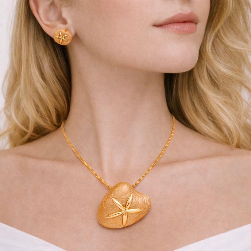 Close-up of KC gold plated hand-painted enamel jewelry texture